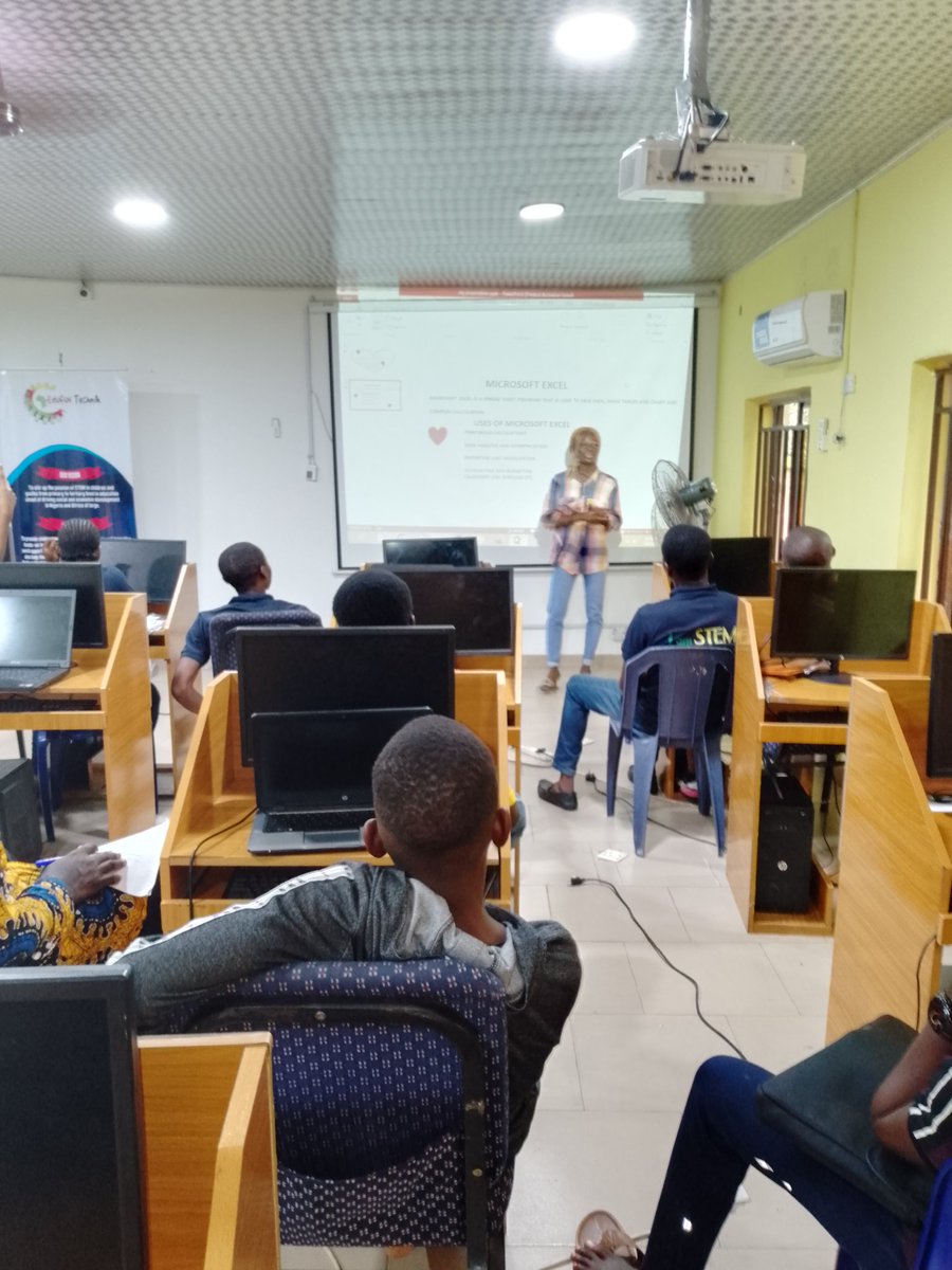 edufunSTEMnig's tweet image. Our student, Evalyn Ogbugbe is a good proof that learning Computer Literacy can empower oneself with a sense of confidence and capability. 

We are so proud as we watch Evalyn defend her project today on computer literacy.

#Digitalskills #digitalliteracy #computerliteracy