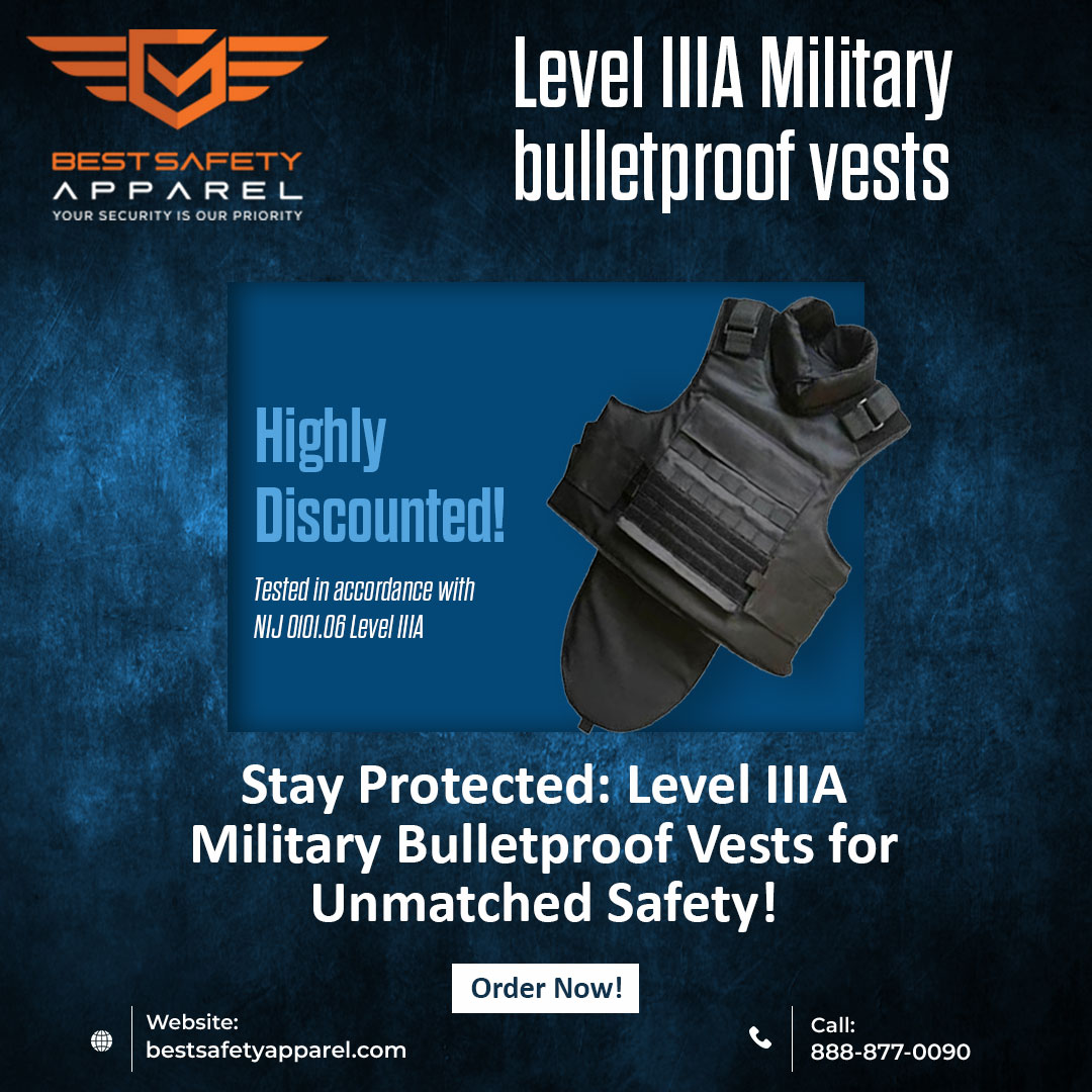 NameBrandsBSA's tweet image. 🛡️ Stay Protected with Level IIIA Military Bulletproof Vests! 🛡️

 Introducing the Slider 10 Million Volt Stun Gun Flashlight with 4.9 Milliamps - your ultimate companion for personal safety. 
 
Buy now: bestsafetyapparel.com/collections/bu…
 
 #BulletproofVests  #Gear #BestSafetyApparel