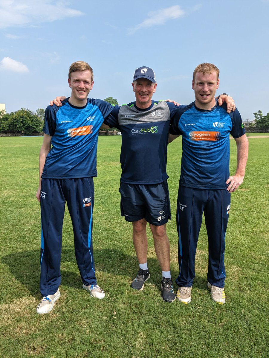 NSB_Sport's tweet photo. Awesome last game day in India shout out to Adam, Archie, Joe and Oliver who played their final game in blue today! An incredible amount of game, training and coaching time across a range of sports during their NSB sporting careers! Well done boys and all the best! #HTB https://t.co/wvBuYt8h0V