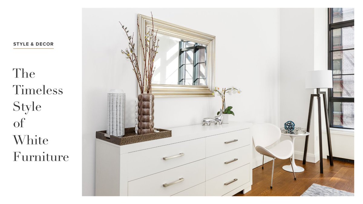 Clean and crisp, white #furniture offers a blank canvas on which you can paint your most creative #home #style aspirations. On the Brook Blog, we’ve got 7 #interiordesign ideas to help you tap into white’s timeless potential: bit.ly/3C7332T