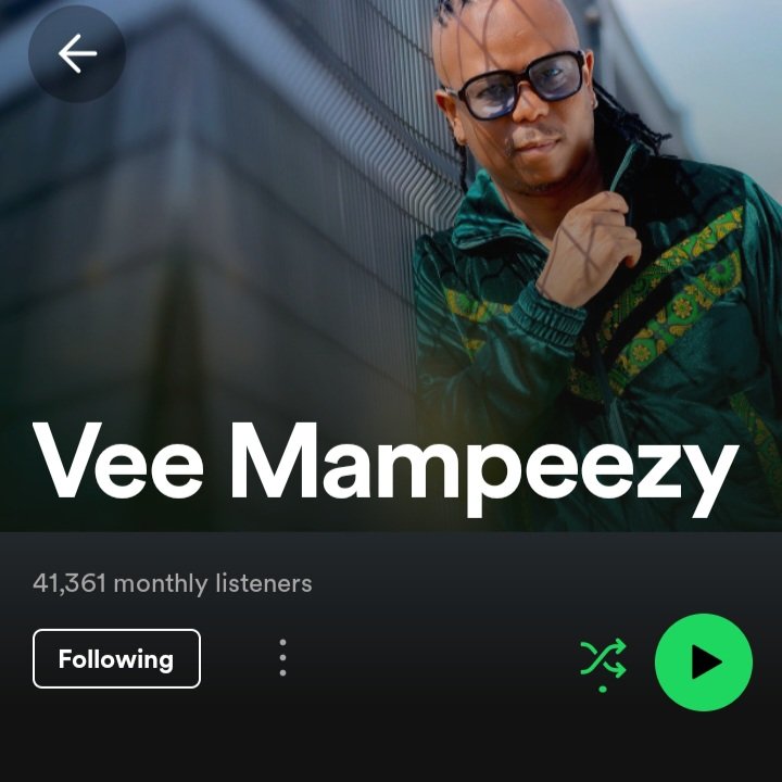 4️⃣ Vee Mampeezy 

#Botswana #Top10 #Spotify 
#BotsTop5 #music #BOT267
#pushaBW #Top5 #Gaborone
#iLoveBotswana