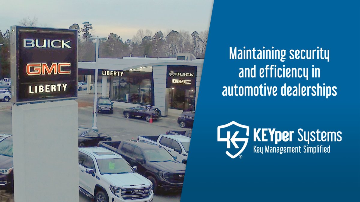 KEYperSystems's tweet image. Check out the case study KEYper Systems did with Liberty Buick GMC in Matthews, NC. keypersystems.com/.../case-study…...
Since implementing KEYper and iDter&apos;s solution, Liberty Buick GMC has reported the following:
- 0 thefts
- 23% reduction in loitering
- 46% less trespassing