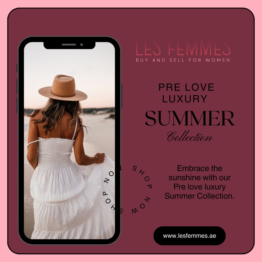 🛍️ Discover Our Pre-Loved Luxury Summer Collection! 🌞✨
#PreLovedLuxury #SustainableFashion #SummerCollection #LuxuryLovers #ShopNow #EcoConsciousFashion #StyleEnthusiast #Fashionista #Summervibes #TrendyLooks #lesfemmes #lesfemmescollection #duabifashion #dubaifashionweek