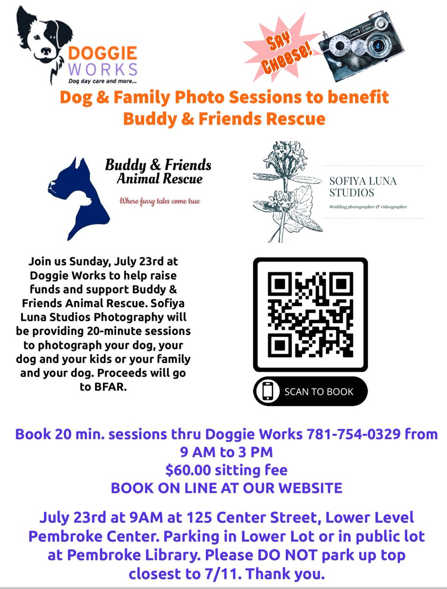 doggieworksllc.com
Deborah &amp; Kristen Of
Doggie Works, Owners/Partners  are holding a fundraiser for Buddy and Friends Animal Shelter on Sunday 7/23.