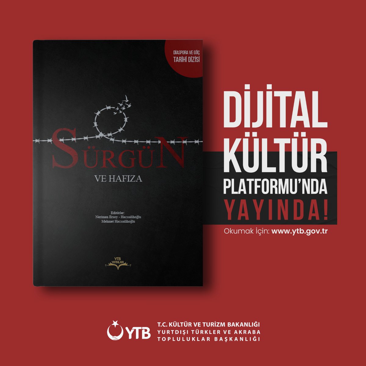 yurtdisiturkler's tweet photo. #Bulgaristan’daki soydaşlarımıza yönelik zorla asimilasyon girişimini ve 1989 Zorunlu Göçü’nü akademik makaleler ve tanıkların mülakatlarıyla etraflı bir şekilde ele alan "Sürgün ve Hafıza" YTB Yayınları kapsamında yayımlandı. 

📖👉 https://t.co/yWszBdaFur https://t.co/J9knbZuKD8