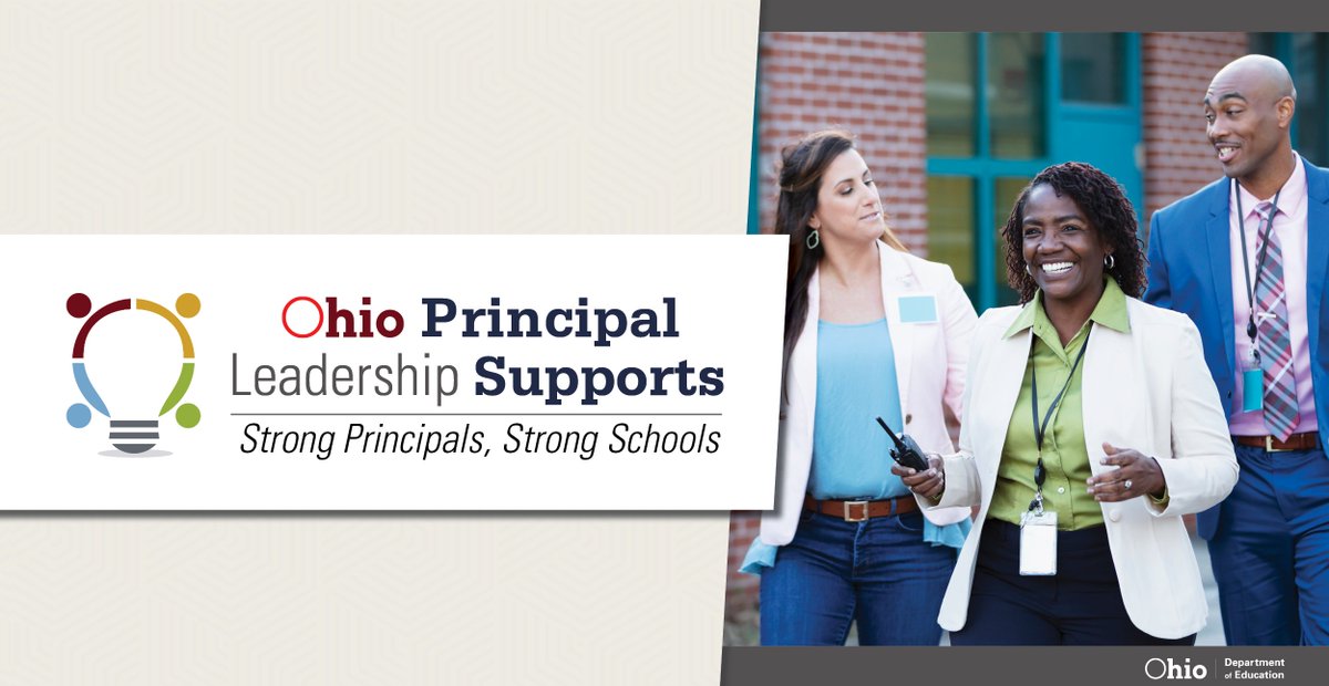 School leaders: Get ready for our upcoming series of Principal Chats! Our Aug. 9 session will focus on attendance and family engagement. 

Stay connected with our leadership resources and more: education.ohio.gov/Administrators…