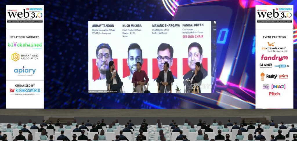 BWBusinessworld's tweet photo. Day 1: Join us as we dive into the groundbreaking world of Web 3.0, where tech pioneers and innovators explore the future of the internet only at BW Web 3.0 Summit & Awards 2023. #BWWeb3
Join us on: https://t.co/pS7nTaUJb6 https://t.co/96VFi5aR6a