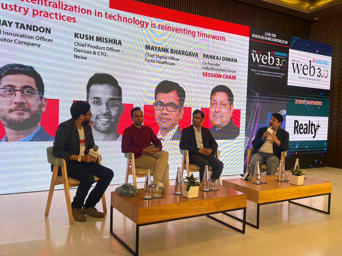 BWBusinessworld's tweet photo. Day 1: Join us as we dive into the groundbreaking world of Web 3.0, where tech pioneers and innovators explore the future of the internet only at BW Web 3.0 Summit & Awards 2023. #BWWeb3
Join us on: https://t.co/pS7nTaUJb6 https://t.co/96VFi5aR6a