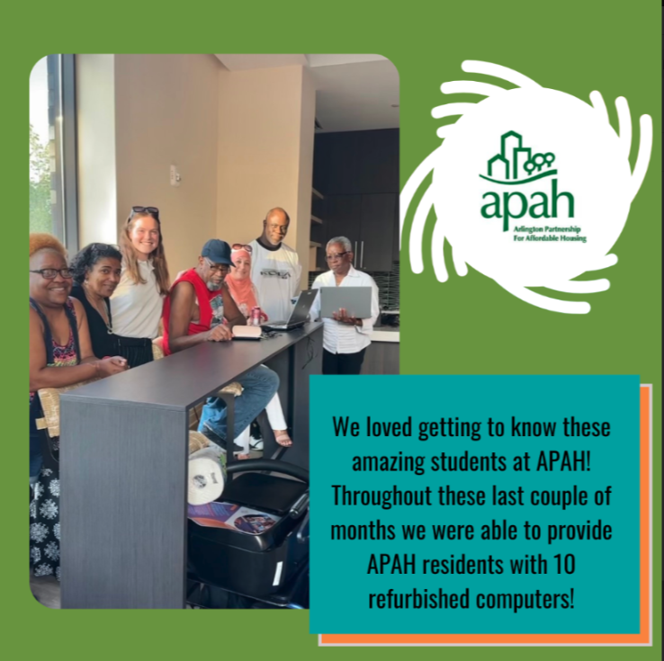 ComputerCORE's tweet photo. Computer CORE has enjoyed our adult basic computer skills class assisting Arlington Partnership for Affordable Housing (APAH) residents including many veterans.
#arlington #apah #washingtonforrestfoundation #veterans #disabledvets #computerclasses #donatedcomputers #digitalequity https://t.co/iZnHxDcrHo