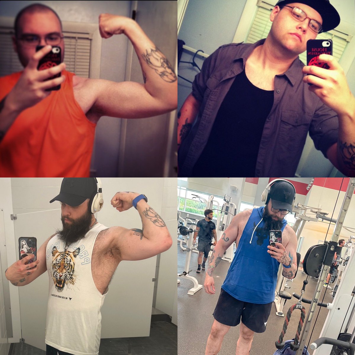 KaijuTitanZero's tweet photo. Body Dysmorphia been whipping my ass like I’m in a boxing match.
Need to remind myself how far I’ve come, and how much muscle I’ve put on after I lost 130lbs.😮‍💨

#weighttrain #pushthrough #thebattle #gymrat #flex #mentalhealth #theironparadise #bulking #bodydysmorphia https://t.co/BftBYnBb6I