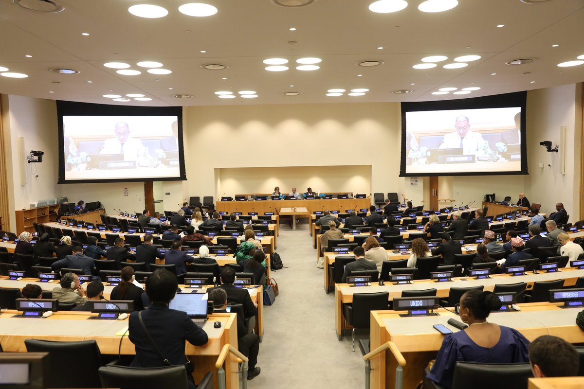MartinChungong's tweet photo. I was inspired by our parliamentary meeting at #HLPF2023. Although so much more to be done to reach #SDGs targets by 2030, we heard many examples of good parliamentary practice from #MPs around the world when it comes to delivering decent jobs, health and education for people. https://t.co/rMLkBlKixn