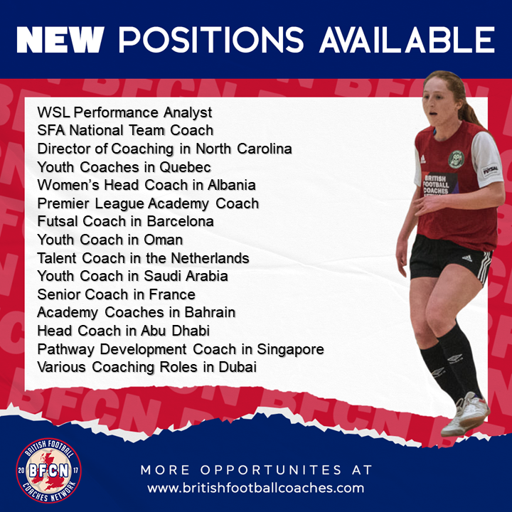 Britcoachesnet's tweet photo. New jobs added!
View jobs here: https://t.co/E4CjUrotLt
Get BFCN Membership here: https://t.co/BdEH1VpLI6
You can access these and more for £4.42 monthly
#FootballCoachingJobs #CoachingJobs #CoachAbroad #CoachFootballAbroad #JobsInFootball #FootballJobs #FootballCoaching #BFCN https://t.co/7k6cEBp3k0