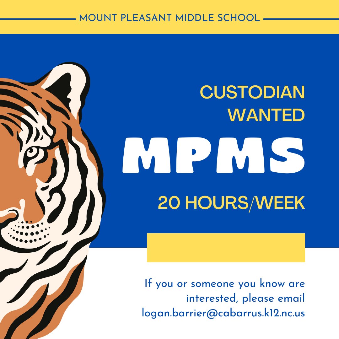 Mt. Pleasant Middle (@mpms_tigers) on Twitter photo 