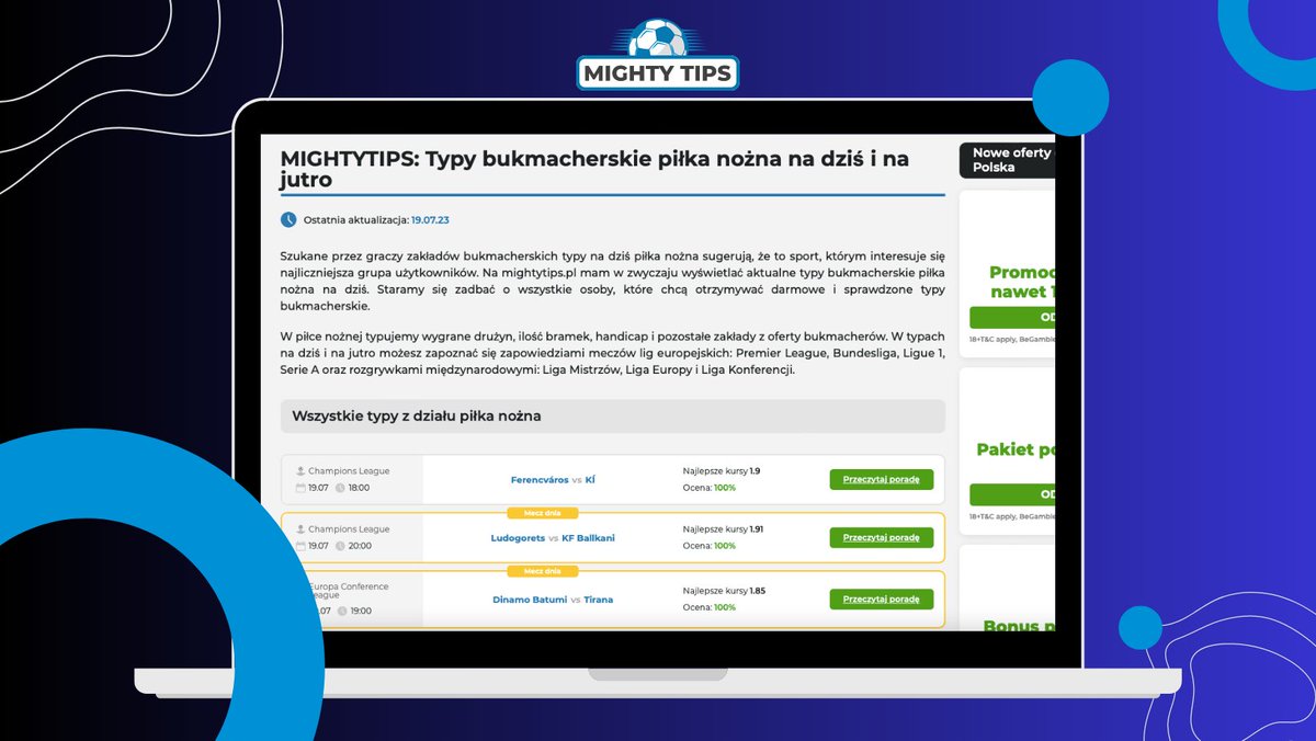 MightytipsPL's tweet image. Hej, fani piłki nożnej! Szukasz fachowych wskazówek dotyczących zakładów na swój ulubiony sport? Sprawdź tę niesamowitą stronę mightytips.pl/typy-bukmacher…! Zapewniają oni najwyższej klasy prognozy i spostrzeżenia dotyczące zakładów piłkarskich. 🏆🔍 
#FootballBetting #ExpertTips