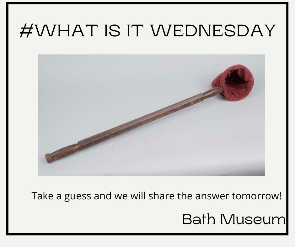 thebathmuseum's tweet photo. #WhatIsItWednesday Welcome to our weekly puzzle. Do you recognize this #MysteryItem or can you guess what it would be used for? #WhatIsThisThing https://t.co/2apHNpJhki
