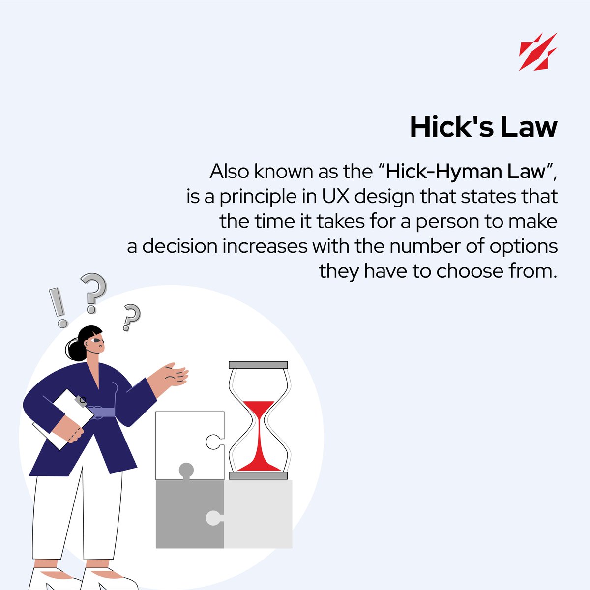 exdera's tweet photo. In the world of user experience design, certain principles shape the way we create intuitive, user-friendly interfaces. Swipe up and explore 15 essential laws that can elevate your designs to new heights.

Don't miss out—register today -https://t.co/La20sAqfFD
#uiuxdesign #exdera https://t.co/8sHaBNwfiz