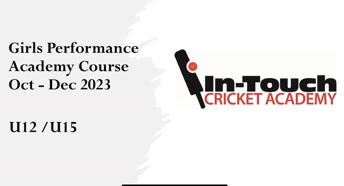 In-Touch Cricket (@intouchcricket) on Twitter photo A new unique performance level course for high standard u12- u15 girl only cricketers running the Autumn period Oct/Dec 2023 <a href="/EpsomC_Cricket/">EpsomC_Cricket</a> . We have an experienced team of Level 3 & 2 coaches.
https:intouchcricket.co.uk/wp-content/upl… A new unique performance level course for high standard u12- u15 girl only cricketers running the Autumn period Oct/Dec 2023 <a href="/EpsomC_Cricket/">EpsomC_Cricket</a> . We have an experienced team of Level 3 & 2 coaches.
https:intouchcricket.co.uk/wp-content/upl…