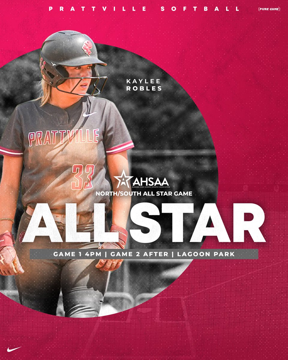 Come out tonight and support our own Kaylee Robles in the north/ south All-Star game tonight at Lagoon Park. 
First game starting at 4pm, second game is after!!!
#33s #SouthTeam #Robles #golionssoftball #allstarweek