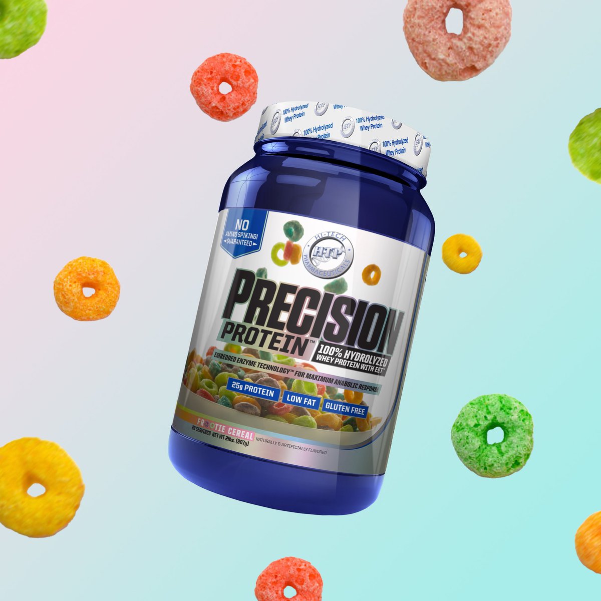 muscle_fitness's tweet photo. FROOTIE CEREAL IS HERE 🤩 Your new favorite @HiTechPharma flavor has arrived + it’s the sweetest one yet 🥣✨ Now you can have cereal for breakfast, lunch, and dinner- with 25g of protein!
#precisionprotein #proteinpowder #proteinshake #fruitycereal #healthandwellness #nutrition #fitnesslifestyle #fitrecipes #recipes #supplements #wheyprotein #bodybuilding