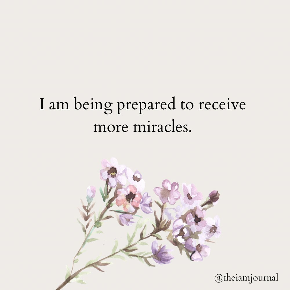 CTaylorRealtor's tweet photo. I am being prepared to receive more miracles.

I am allowing more good to come into my life.

God is doing more than I ever imagined... https://t.co/plilPY5LnZ
