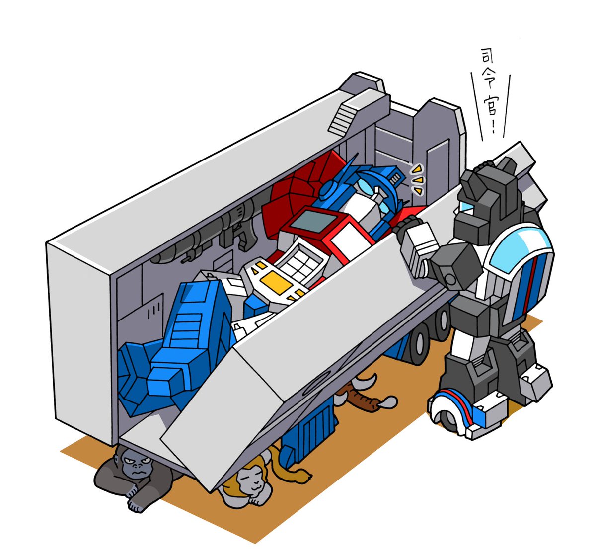 beni_beni136's tweet photo. さぼり司令官
#トランスフォーマー 
みんな探してますよ！ https://t.co/cdwpRKXRQ1