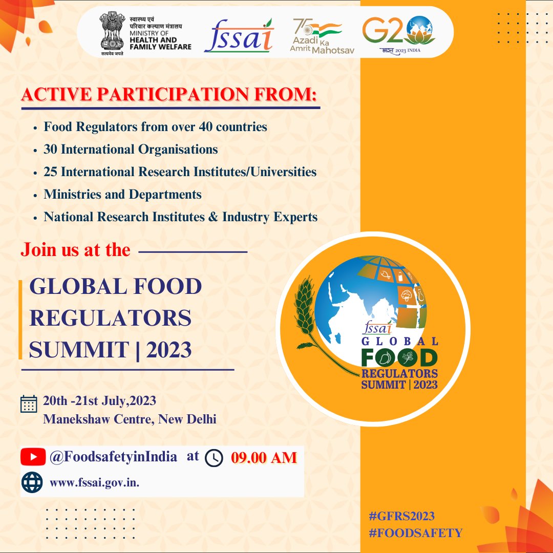 Ministry Of Health On Twitter: "The Global Food Regulators Summit 2023 ...