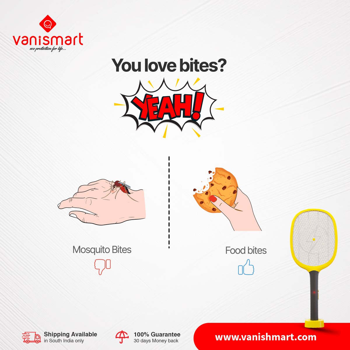 vanismartindia's tweet image. Good time, good food bites! Use Vanismart 3-in-1 Rechargeable Mosquito Bat to enjoy having your dinner with full freedom from mosquito bite

vanishmart.com

#Mosquitobat #MosquitoBatOnline #MosquitoRacket #MosquitoSwatter #MosquitoFreeHome #3in1 #Rechargeable #Vanismart