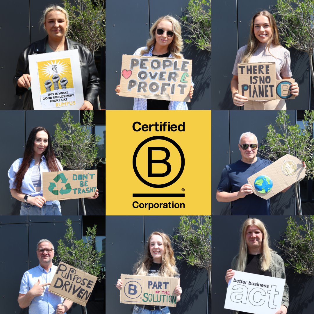 We're passionate about re-shaping our business for the future of our planet, our employee wellbeing, and our impact on the community. We not only aspire to embark on this B Corp journey for our own benefit, but we strive to engage our stakeholders and share our learnings. #BCorp