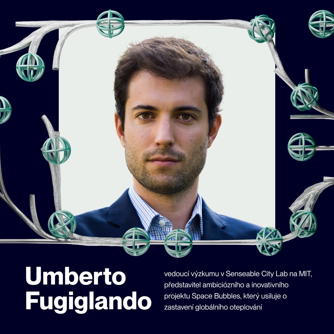 Dalším naším řečníkem je Umberto Fugiglando, představitel velice ambiciózního a inovativního projektu Space Bubbles, usilujícícho o zastavení globálního oteplování pomocí bublin, které budou rozptylovat a odklánět sluneční záření. #tydeninovaci #tydeninovaci2023