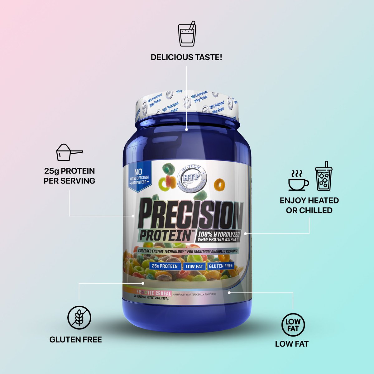 mandfhers's tweet photo. FROOTIE CEREAL IS HERE 🤩 Your new favorite @HiTechPharma flavor has arrived + it’s the sweetest one yet 🥣✨ Now you can have cereal for breakfast, lunch, and dinner- with 25g of protein!
#precisionprotein #proteinpowder #proteinshake #fruitycereal #healthandwellness #nutrition https://t.co/9cS3yN9I4h