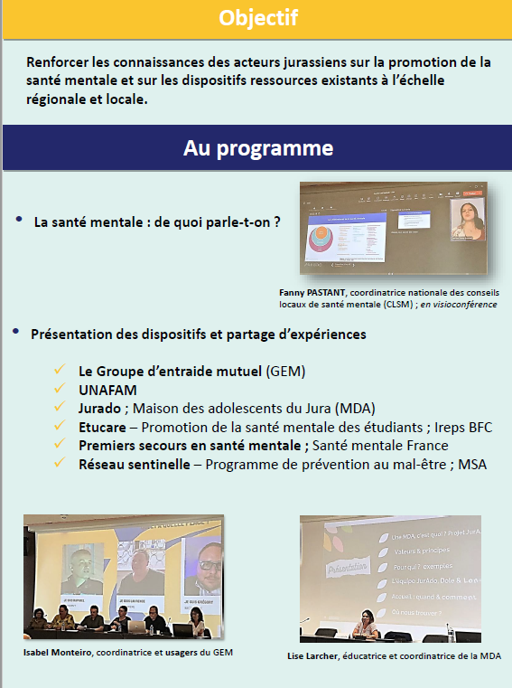 PromoSanteBFC's tweet photo. Bilan plus que positif pour la journée départementale autour de la promotion de la #santémentale du 30 juin dernier à Dole !
#partagedeconnaissances #RETEX #etucare #CLSM @GWanwanscappel @JustineGruet @SanteMentaleFr  @SanteM_EPSMlmCC @MedjkouneFarid  @MSAFRANCHECOMTE https://t.co/lchm2ReYV7