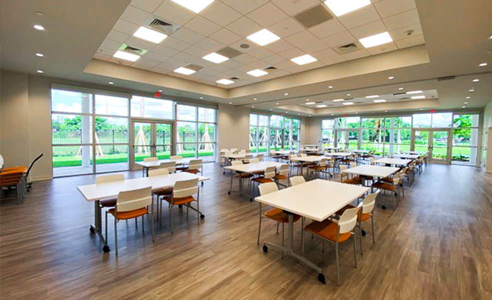 BA celebrates the opening of the new Pompano Beach Senior Activity Center at 2005 NW 9 Street with Congresswoman Sheila Cherfilus-McCormick and the MPO. The center, built on 4.5 acres, includes a 8,400 SF fitness center, activity rooms, outdoor garden, and administration offices.