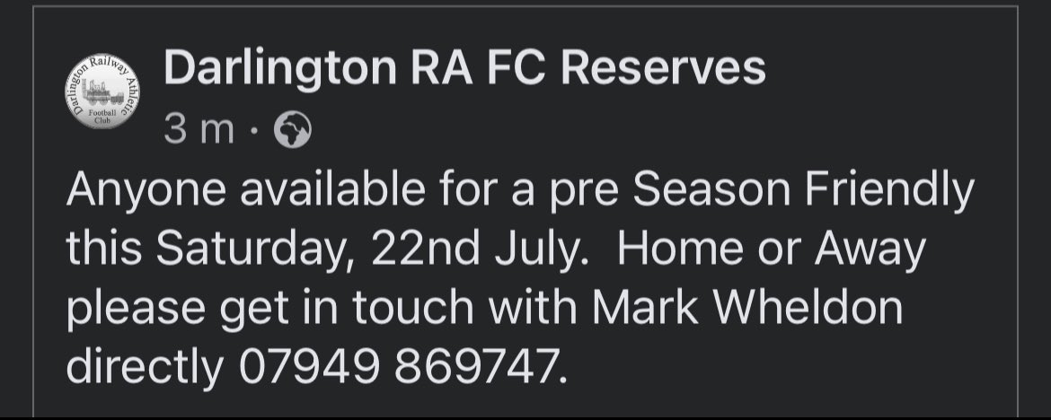 Darlington RA Reserves (@darlora_19s) on Twitter photo 