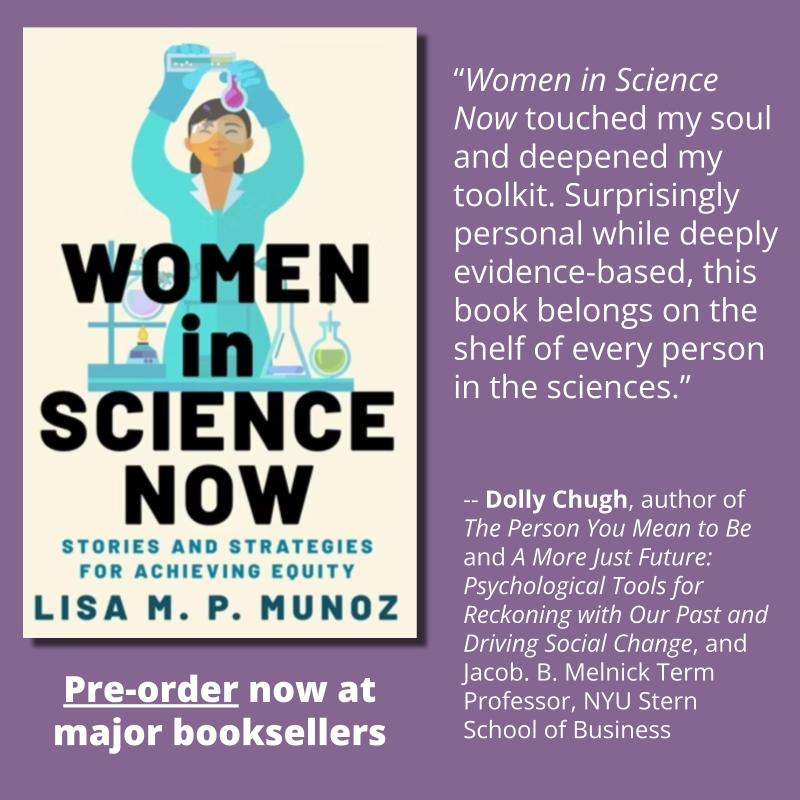 lisampmunoz's tweet photo. “Women in Science Now touched my soul and deepened my toolkit. Surprisingly personal while deeply evidence-based, this book belongs on the shelf of every person in the sciences.”
Thank you @DollyChugh for this early review! 😊
#DearGoodPeople #WomenInScience #WomenInSTEM https://t.co/dmkZf3GwLp