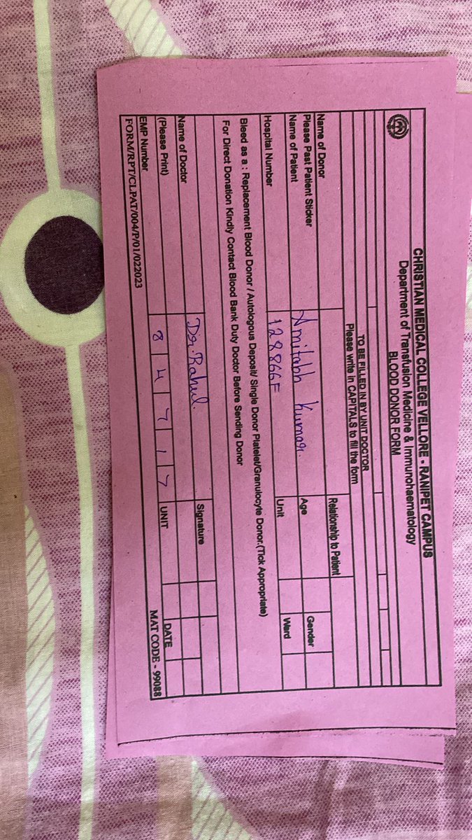 Blood Seva Parivar On Twitter Requesting To Do The Needful At CMCH blood-seva-parivar-on-twitter-requesting-to-do-the-needful-at-cmch