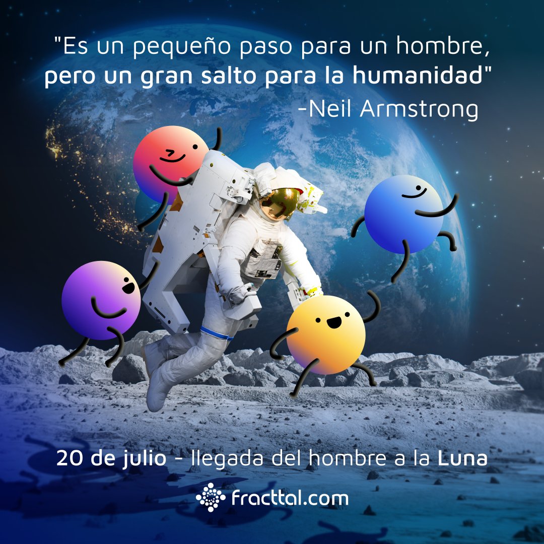 🌑 El 20 de julio de 1969, el Apolo 11 de la NASA se convirtió en la primera misión espacial tripulada en aterrizar en la Luna. Fue un logro histórico para la humanidad y un hito significativo en la exploración espacial.

Si los Fracttalines llegaron, nosotros también 😎💪🏻