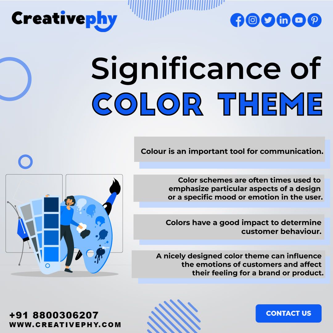 The Significance of Color Themes in the Creative Realm.

#ColorThemes
#ColorTheory
#ColorInDesign
#ColorPsychology
#ColorPalette
#CreativeColors
#DesignInspiration
#GraphicDesign
#CreativeField
#ColorHarmony
#ColorExploration
#ColorImpact
#VisualCommunication
#creativephy