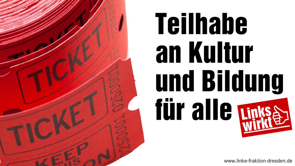 Freier Eintritt in städtische Einrichtungen für Dresden-Pass Inhabende:

linke-fraktion-dresden.de/2023/07/freier…

#Dresden #StaDDrat #DresdenPass #freierEintritt
