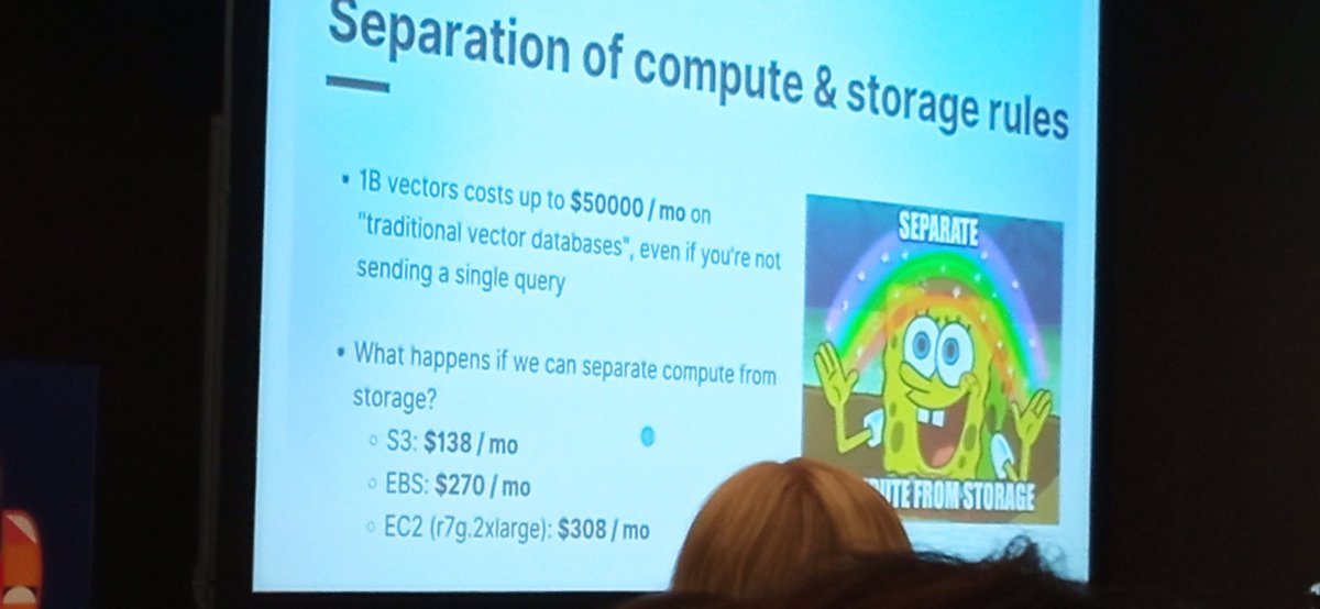 ioggstream's tweet image. Vector databases at #europython