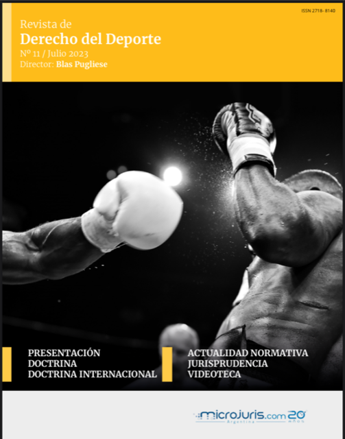 puglieseb's tweet photo. Salió una nueva edición de la Revista de Derecho del Deporte en @microjurisar con obras de @LorenaLamela, @nicoggraglia, @AgusPittinari, Fabrizio Vannini, @SofiaPereyraH, Georgina Vazzano y Rubber Matailo Cruz. Además de la actualidad normativa, jurisprudencial, y la videoteca. https://t.co/pjLaD1nZgS