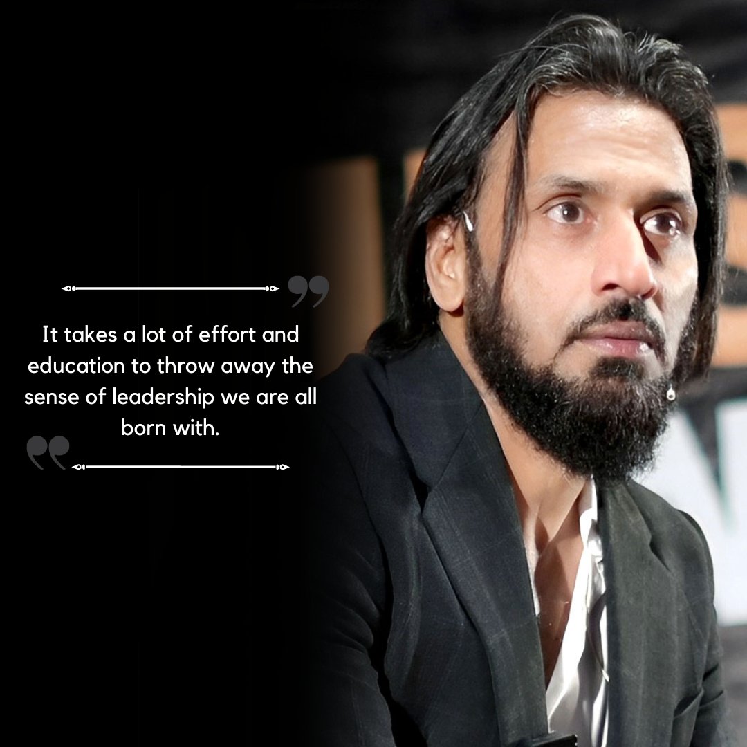 rewiringbrainn's tweet photo. It takes a lot of effort and education to throw away the sense of leadership we are all born with. - @SahilAdeem 
Now it's time to break this dogma youth..!🤝
#MuslimIdentity #RewiringBrain #IMS #SahilAdeem https://t.co/dpKoN6PvVo