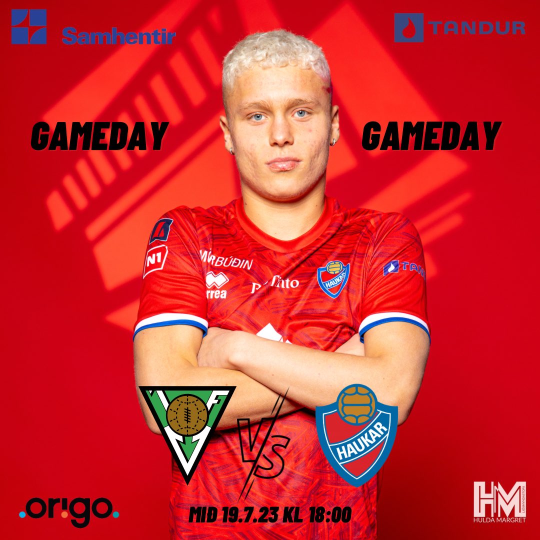 Haukar Fótbolti (@fchaukar) on Twitter photo ⚽️ L E I K D A G U R ⚽️
<a href="/Volsungur/">Græni Herinn</a> 🆚 Haukar
🏟️- PCC Völlurinn, Húsavík
📅- 18.Júlí 2023
⏰- 18:00
🏆- <a href="/Fotboltinet/">Fótbolti.net</a> bikarinn
♥️- Áfram Haukar! ⚽️ L E I K D A G U R ⚽️
<a href="/Volsungur/">Græni Herinn</a> 🆚 Haukar
🏟️- PCC Völlurinn, Húsavík
📅- 18.Júlí 2023
⏰- 18:00
🏆- <a href="/Fotboltinet/">Fótbolti.net</a> bikarinn
♥️- Áfram Haukar!