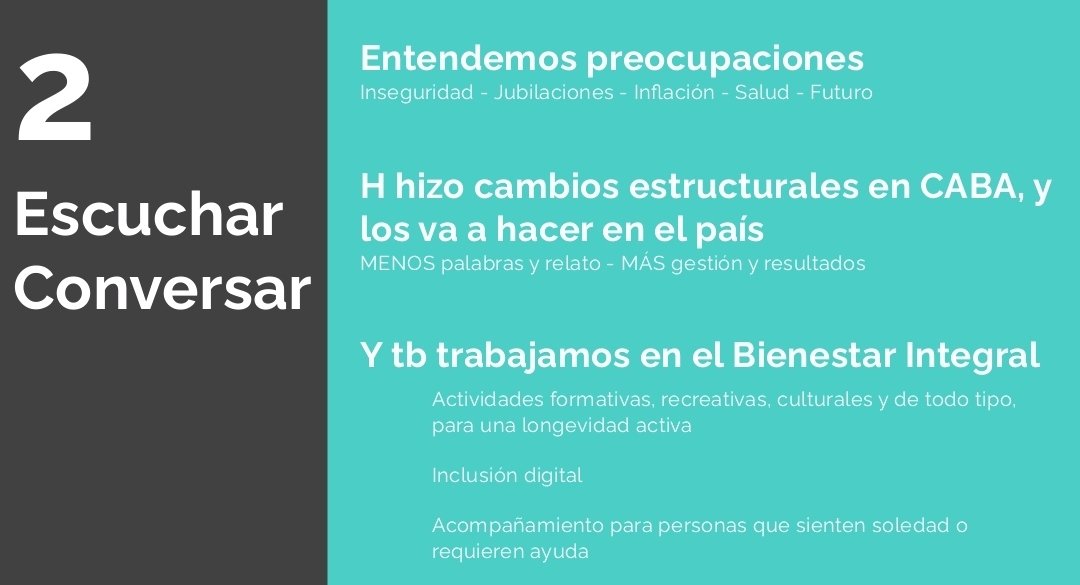 BastaPosta's tweet image. Para salir del kirchnerismo no hay nada peor que prácticas kirchneristas.
PDF destinado a funcionarios y empleados de CABA con el propósito de intentar convencer a las personas mayores (PM), con los puntos estratégicos donde suelen encontrarlos. 
#NoVasASerPresidente Larreta.