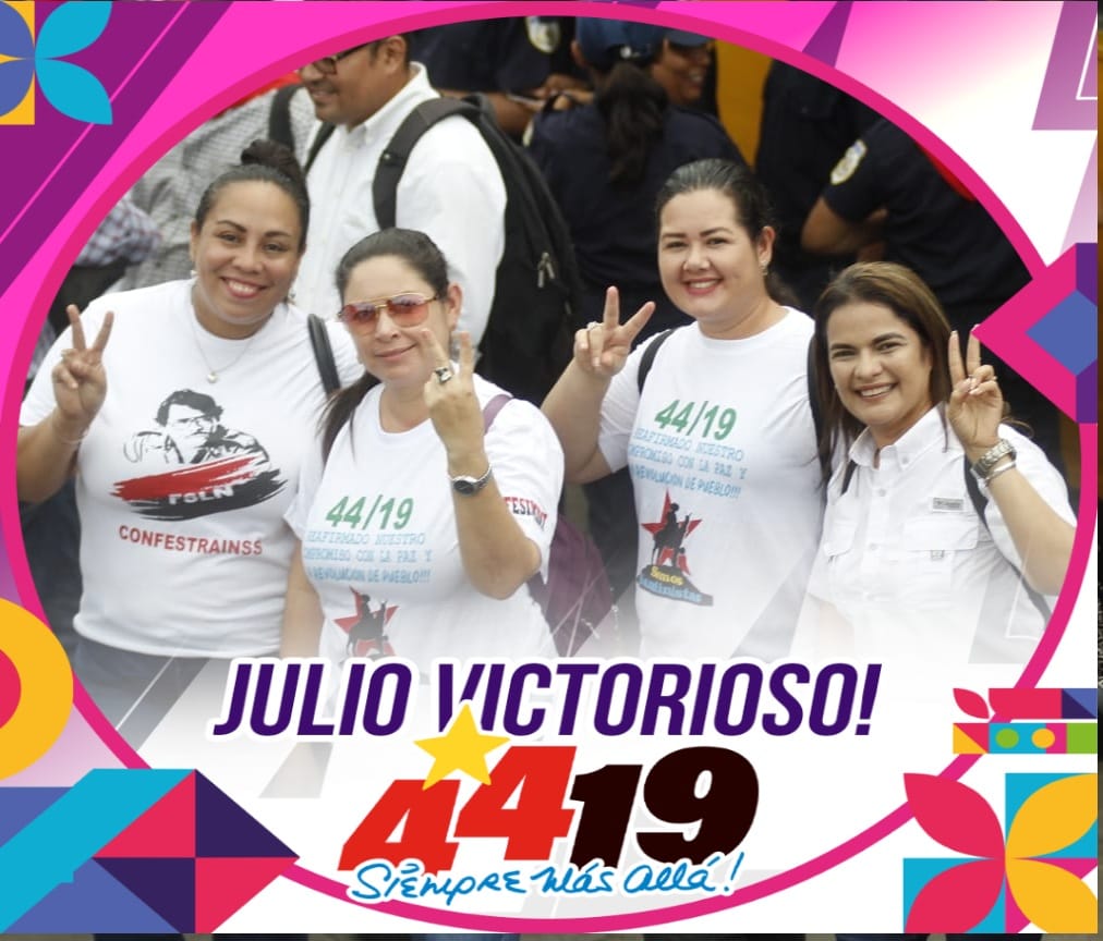 Siempre será 19 de Julio 
#4419SiempreVictoriosos 
#4419VivalaRevolucion 
#4419SiempreMasAlla