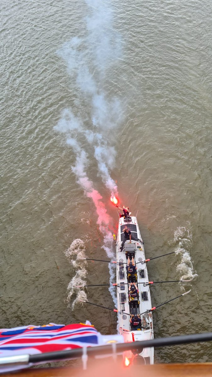 GB ROW CHALLENGE (@gbrow2025) on Twitter photo And they're back! Here is <a href="/TeamIthaca/">Team Ithaca</a> passing under Tower Bridge - breaking a world record for fastest female team. They've battled horrendous weather on the way round and absolutely smashed it! 👏 #OceanRowing #RowWithAPurpose #WorldsToughestRow And they're back! Here is <a href="/TeamIthaca/">Team Ithaca</a> passing under Tower Bridge - breaking a world record for fastest female team. They've battled horrendous weather on the way round and absolutely smashed it! 👏 #OceanRowing #RowWithAPurpose #WorldsToughestRow