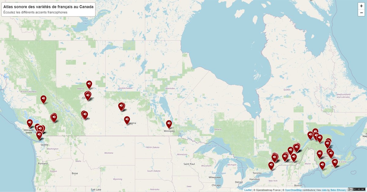 Pour entendre des #accents #francophones de partout au pays, naviguez dans l’Atlas sonore des variétés de français au Canada! Cet outil aide à saisir la diversité des #français parlés ici. #DiversitéLinguistique #FRcan <a href="/UBC/">University of British Columbia</a> ow.ly/438O50Pf65A