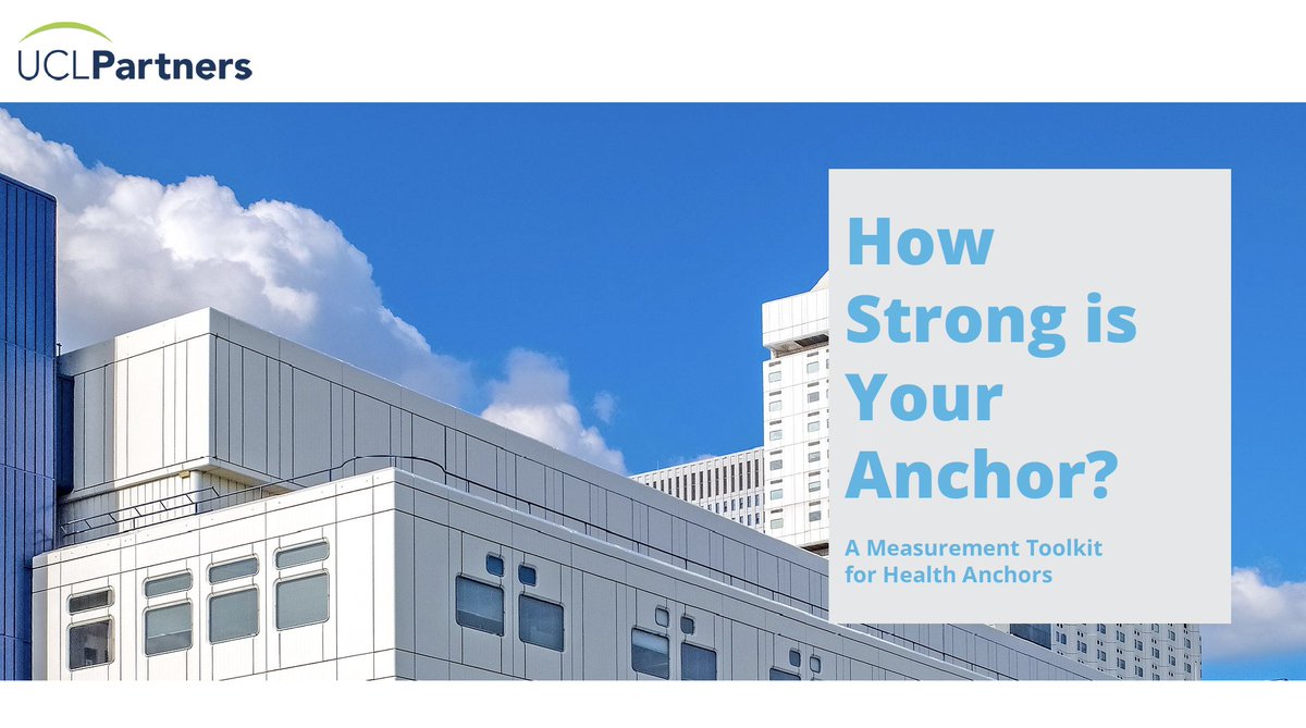 DrDominiqueAllwood (@drdominiqueallw) on Twitter photo How Strong is Your Anchor? Measuring impact of Health #AnchorInstitutions is vital📊
<a href="/UCLPartners/">UCLPartners</a> have launched a Measurement toolkit!
This addresses challenges & includes:
⚓ ‘Menu’ of 56 indicators
⚓ 16 Examples
⚓ 8 guiding principles
uclpartners.com/anchor-institu…
👇🏼 🧵 How Strong is Your Anchor? Measuring impact of Health #AnchorInstitutions is vital📊
<a href="/UCLPartners/">UCLPartners</a> have launched a Measurement toolkit!
This addresses challenges & includes:
⚓ ‘Menu’ of 56 indicators
⚓ 16 Examples
⚓ 8 guiding principles
uclpartners.com/anchor-institu…
👇🏼 🧵