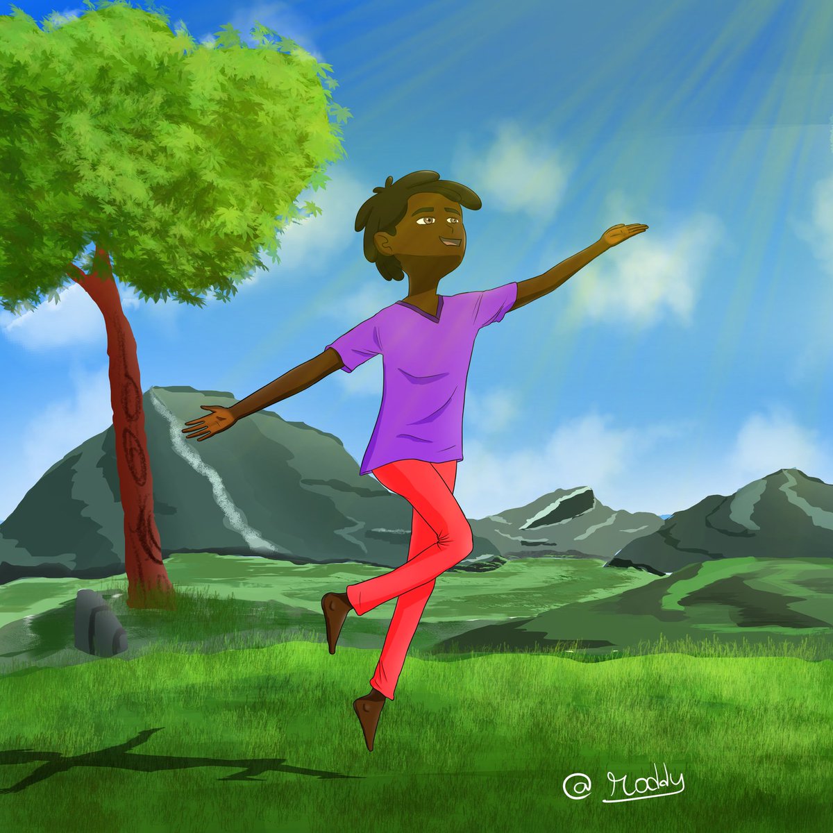 honorat11's tweet photo. Histoire de dépoussiérer le compte😅
#rod'art #sonoflight #Illustrator #digitalpainting #draw #design #229 #benin #cotonou https://t.co/yrnNk1t5uV