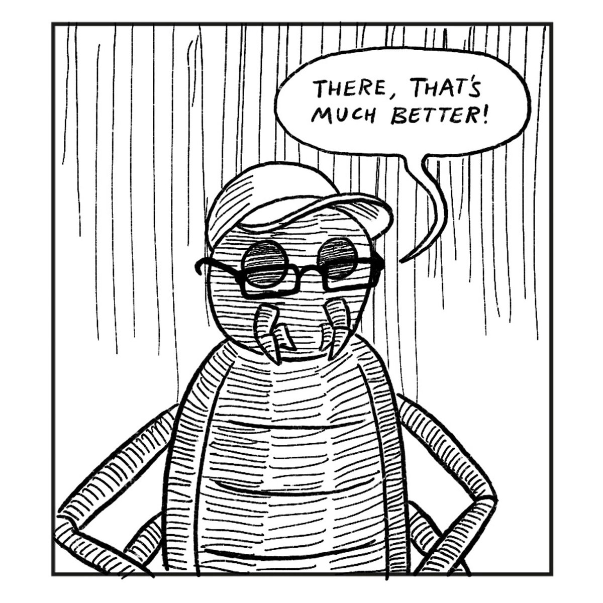 Another look at my new 100% true autobio comic in the Change anthology from @WIP_Comics. No one will ever get to see the rest of it unless we hit our funding goal on Kickstarter. We're over 75% of the way there, and you could help make it happen! kck.st/3pFsN2Z