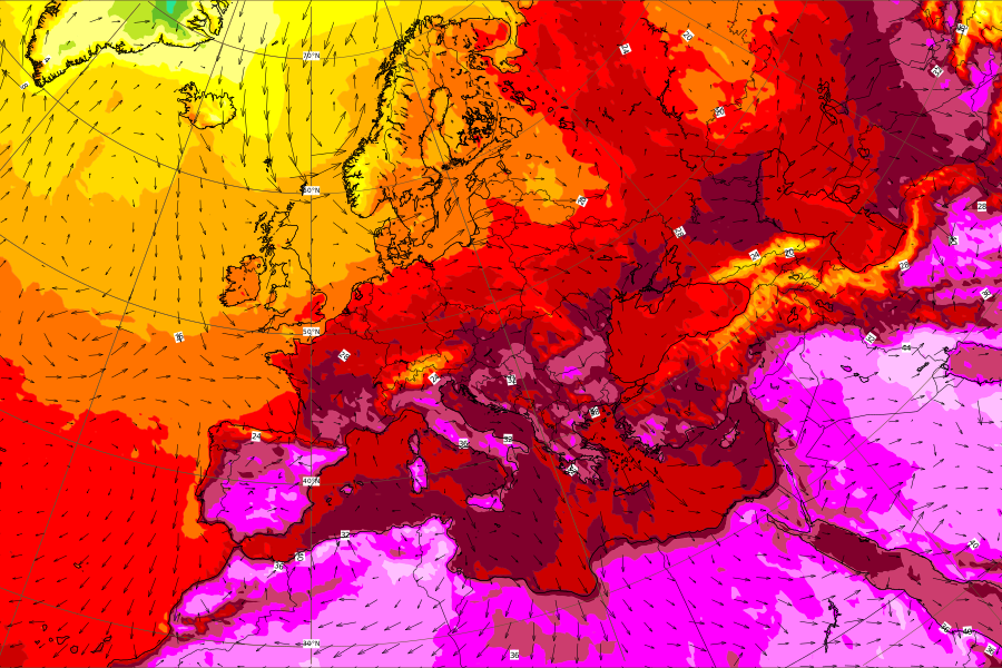 🌡️☀️Europe is experiencing some of the hottest conditions of summer 2023 so far, with some areas seeing temperatures above 45°C. Our latest blog explores some of the causes & impacts of this #heatwave & what we expect to happen during the rest of summer.➡️ ecmwf.int/en/about/media…